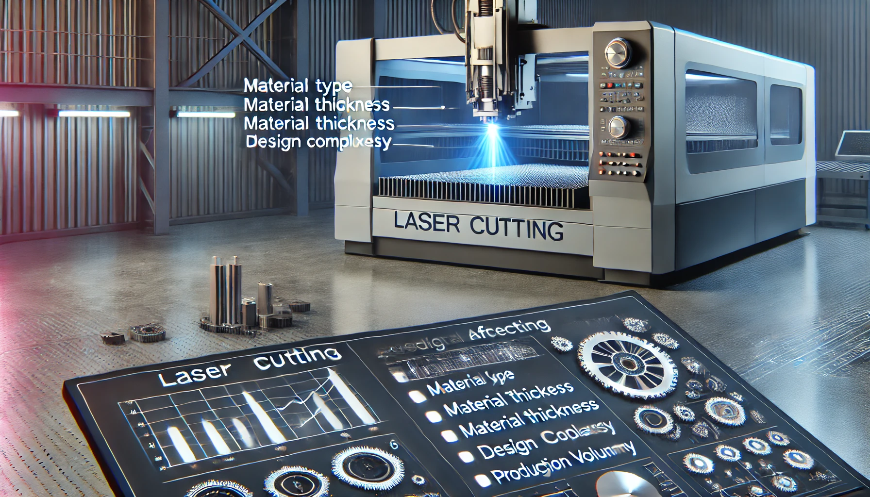 قیمت برش لیزر: راهنمای جامع و عوامل مؤثر بر هزینه‌ها